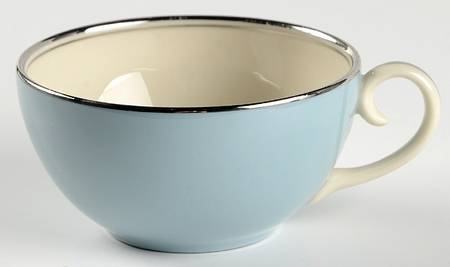 Platinum Strata Blue (Coupe) Flat Cup