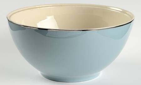 Platinum Strata Blue (Coupe) Round Vegetable No Lid