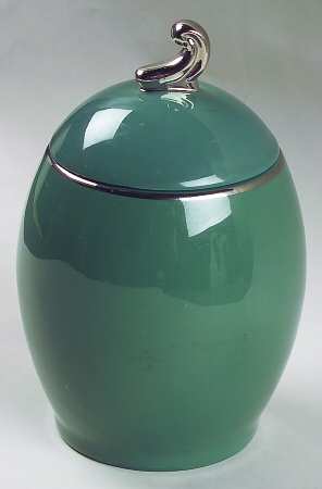 Platinum Teal (Coupe) Sugar Bowl & Lid