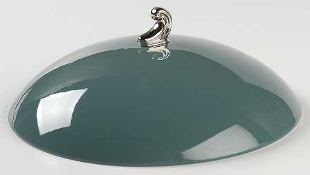 Platinum Teal (Rim) Lid for Round Vegetable