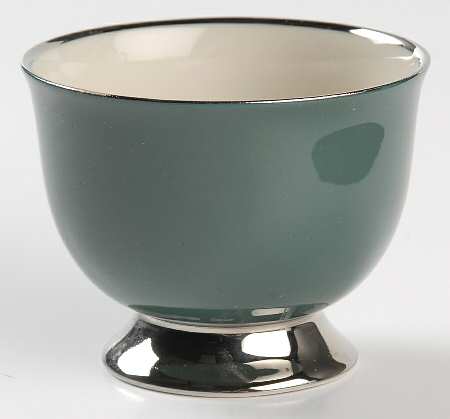 Platinum Teal (Rim) Single Egg Cup