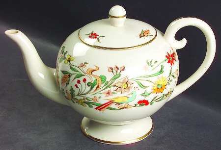 Queen Anne (Rim) Teapot & Lid