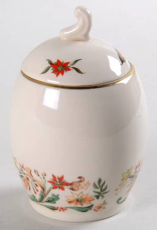 Queen Anne (Rim) Sugar Bowl & Lid
