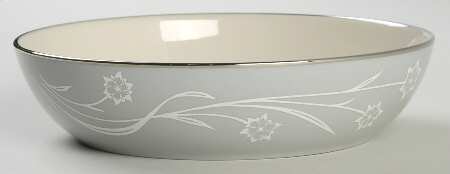 Reverie Gray 8" Round Vegetable Bowl