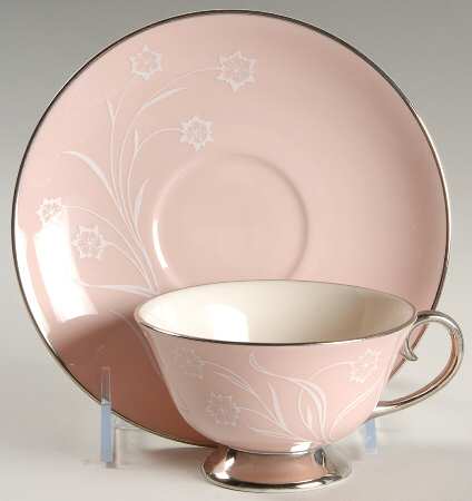 Reverie Rose Footed Cup & Saucer Set