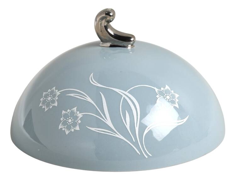 Reverie Strata Blue Lid for Round Butter