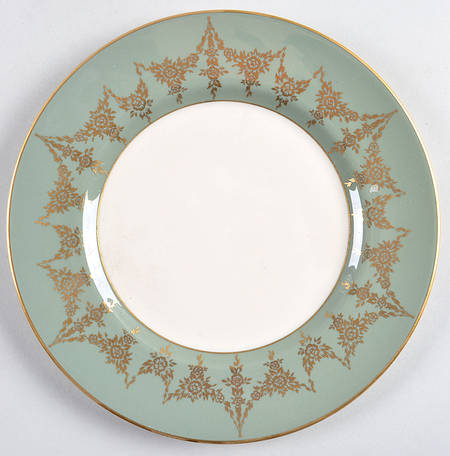 Royal Chateau Sage Green Salad Plate
