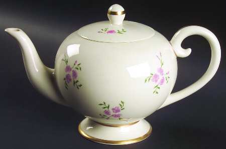 Rosebud Teapot & Lid