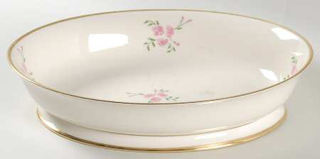 Rosebud 9" Oval Vegetable Bowl