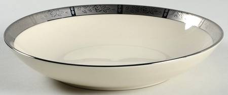 Rose Tapestry No Color Band (Rim&Coupe) Coupe Soup Bowl