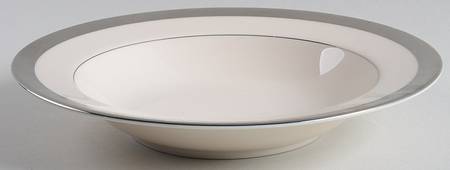 Rose Tapestry No Color Band (Rim&Coupe) Rim Soup Bowl