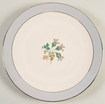 San Marino (Platinum Rim & Coupe) Coupe Salad Plate
