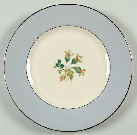 San Marino (Platinum Rim & Coupe) Luncheon Plate