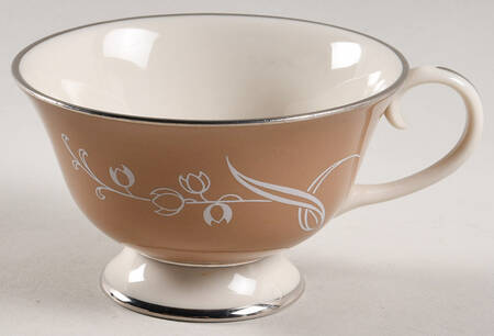 Snow Tulip Cocoa (Rim & Coupe) Footed Cup