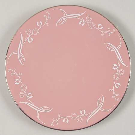 Snow Tulip Pink (Rim & Coupe) Coupe Bread & Butter Plate