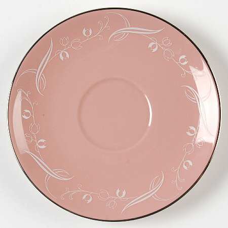 Snow Tulip Pink (Rim & Coupe) Saucer
