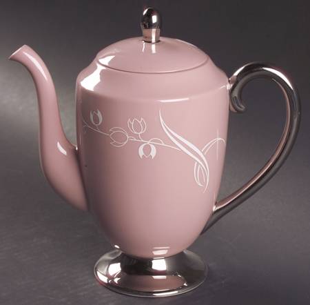 Snow Tulip Pink (Rim & Coupe) Coffee Pot & Lid