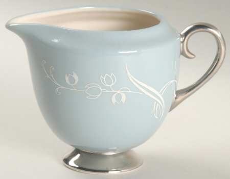 Snow Tulip Strata Blue (Rim & Coupe) Mini Creamer