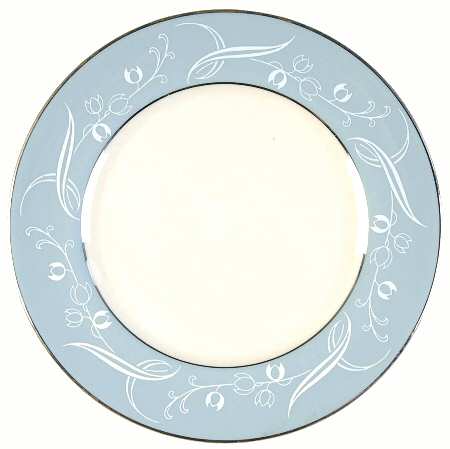 Snow Tulip Strata Blue (Rim & Coupe) Bread & Butter Plate