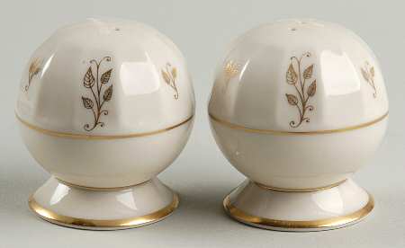 Sorrento Gold Design Salt & Pepper Set