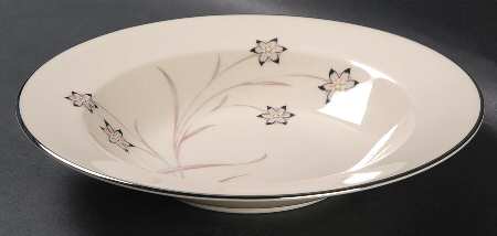 Starflower Rim Soup Bowl