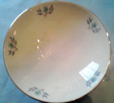 Strata Rose No Color Band (Rim) Round Compote (Height X Width)