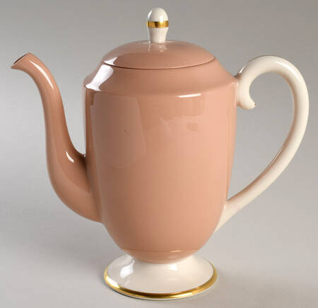 Sylvan-California Coral (Rim) Coffee Pot & Lid