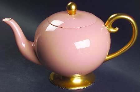 Sylvan-California Coral (Rim) Teapot & Lid