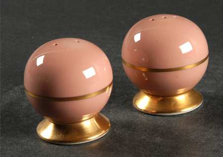 Sylvan-California Coral (Rim) Salt & Pepper Set