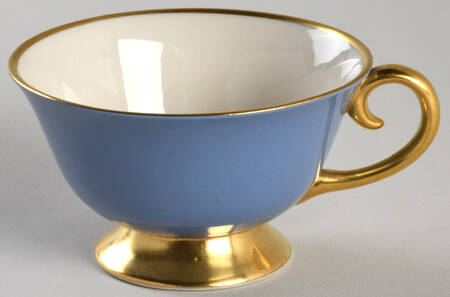 Sylvan-California Dutch Blue (Rim) Footed Cup