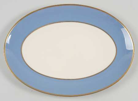 Sylvan-California Dutch Blue (Rim) 13" Oval Serving Platter