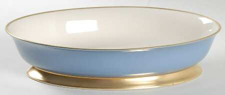 Sylvan-California Dutch Blue (Rim) 9" Oval Vegetable Bowl
