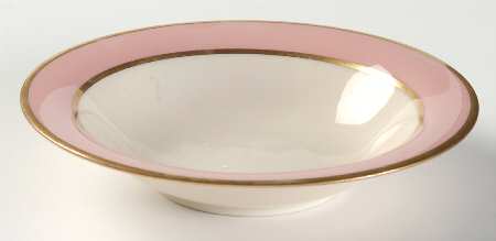 Sylvan-California Rose (Rim) Rim Fruit/Dessert (Sauce) Bowl