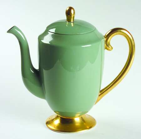 Sylvan-California Sage Green (Rim) Coffee Pot & Lid