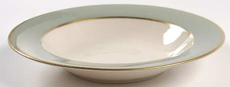 Sylvan-California Sage Green (Rim) Rim Soup Bowl