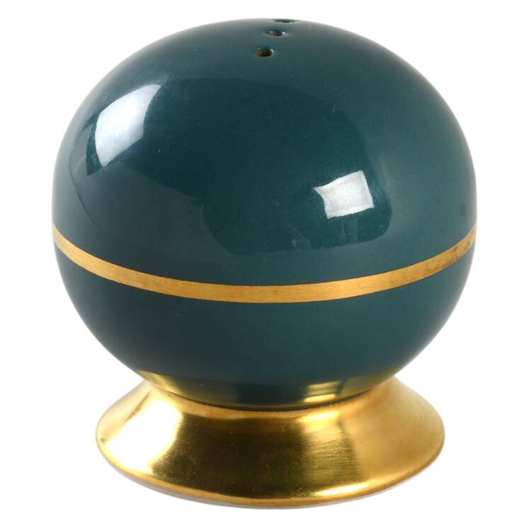 Sylvan-California Teal Green (Rim) Pepper Shaker