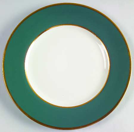 Sylvan-California Teal Green (Rim) Salad Plate