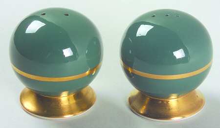Sylvan-California Teal Green (Rim) Salt & Pepper Set