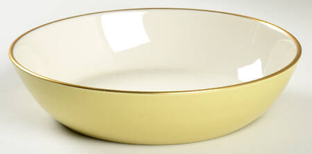 Sylvan-California-Yellow (Rim & Coupe) 8" Round Vegetable Bowl