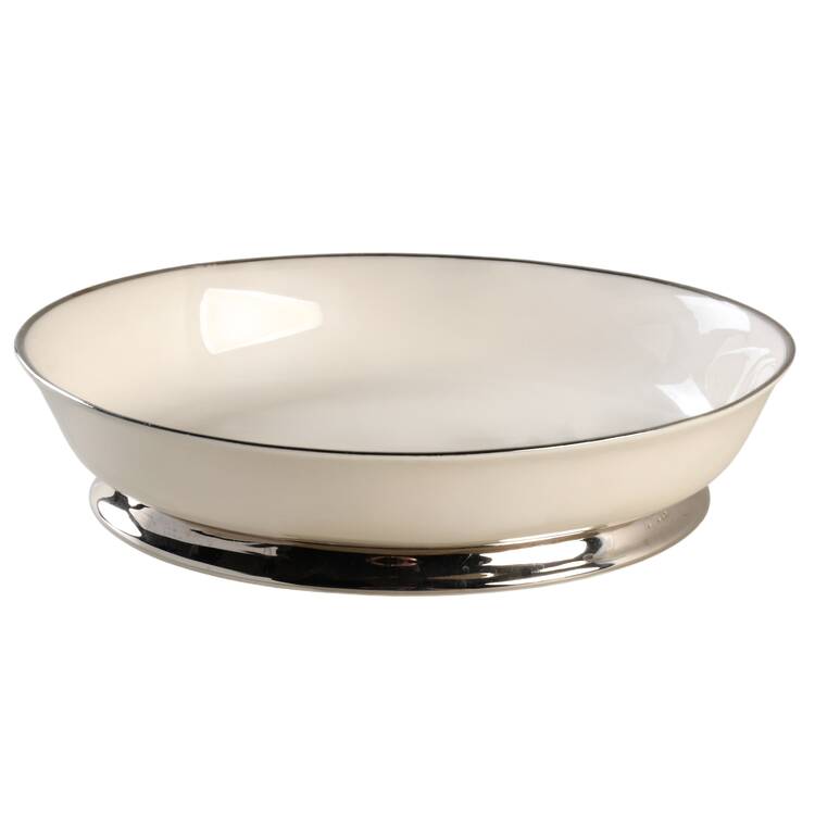 Theme (Wide Platinum, Rim & Coupe) 9" Oval Vegetable Bowl