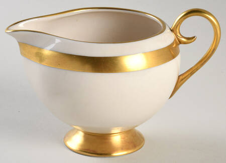 Theme (Wide Gold, Rim & Coupe) Creamer