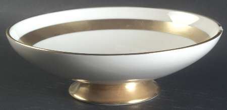 Theme (Wide Gold, Rim & Coupe) Round Compote (Height X Width)