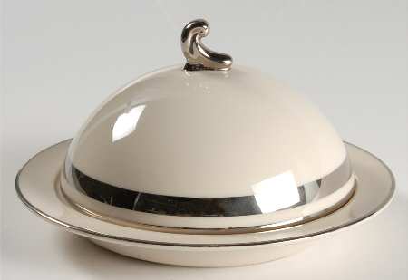 Theme (Wide Platinum, Rim & Coupe) Round Covered Butter