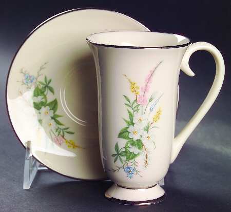 True Love No Color Band (Rim & Coupe) Irish Coffee Cup and Saucer Set