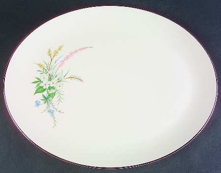 True Love No Color Band (Rim & Coupe) 16" Oval Serving Platter