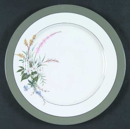 True Love Sage Green (Rim & Coupe) Dinner Plate