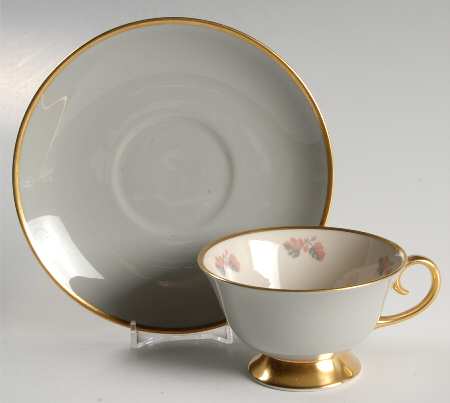 Twilight (Gold) Footed Cup & Saucer Set