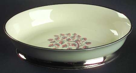 Twilight (Platinum) 9" Oval Vegetable Bowl