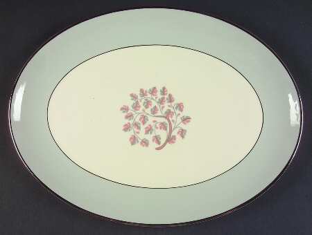 Twilight (Platinum) 14" Oval Serving Platter