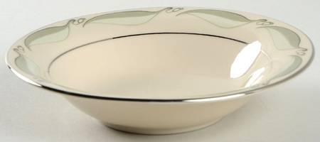 Valinda Leaf Light Green (Rim & Coupe) Fruit/Dessert (Sauce) Bowl